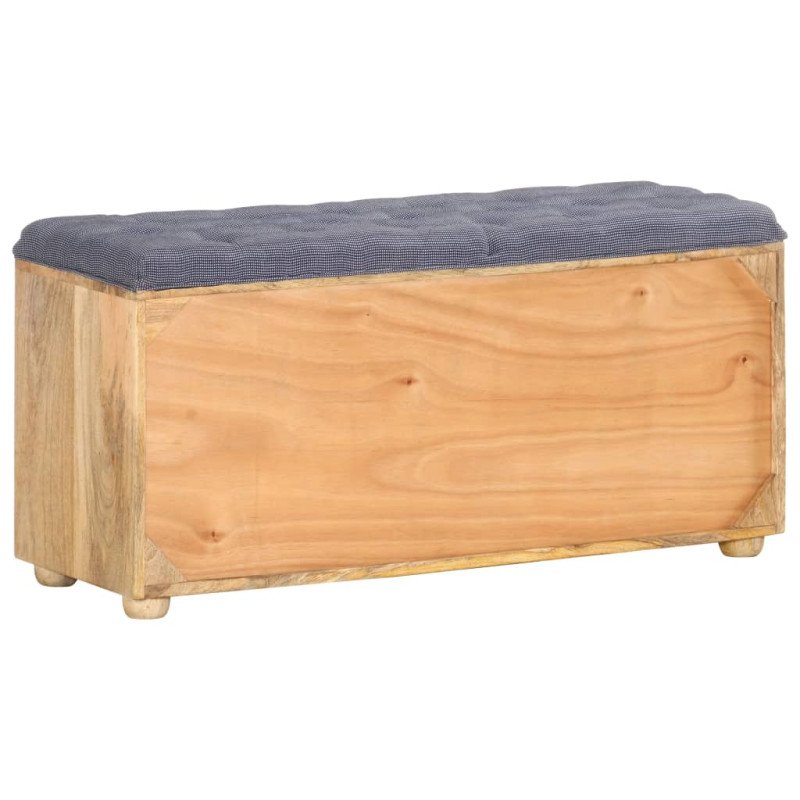 vidaXL Lavička do chodby 100x35x47 cm masívne mangovníkové drevo