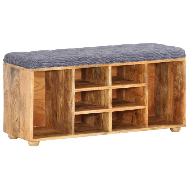vidaXL Lavička do chodby 100x35x47 cm masívne mangovníkové drevo