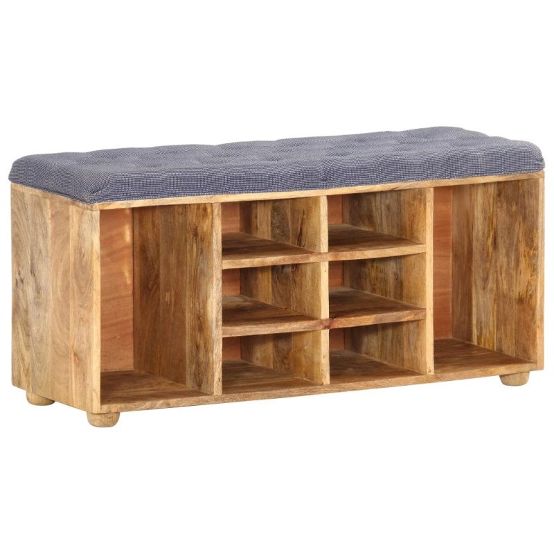 vidaXL Lavička do chodby 100x35x47 cm masívne mangovníkové drevo