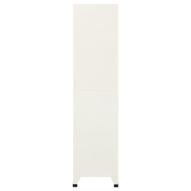 vidaXL Uzamykacia skriňa sivá a modrá 90x45x180 cm oceľová