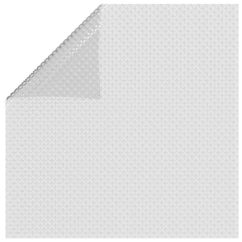 vidaXL Plávajúca solárna bazénová fólia z PE 260x160 cm sivá