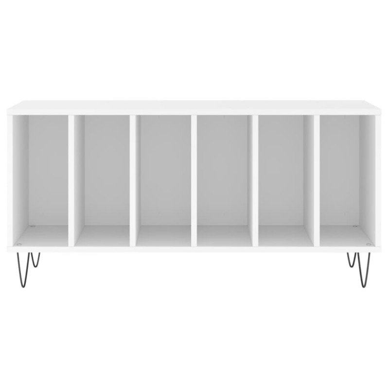 vidaXL Skrinka na platne biela 100x38x48 cm kompozitné drevo