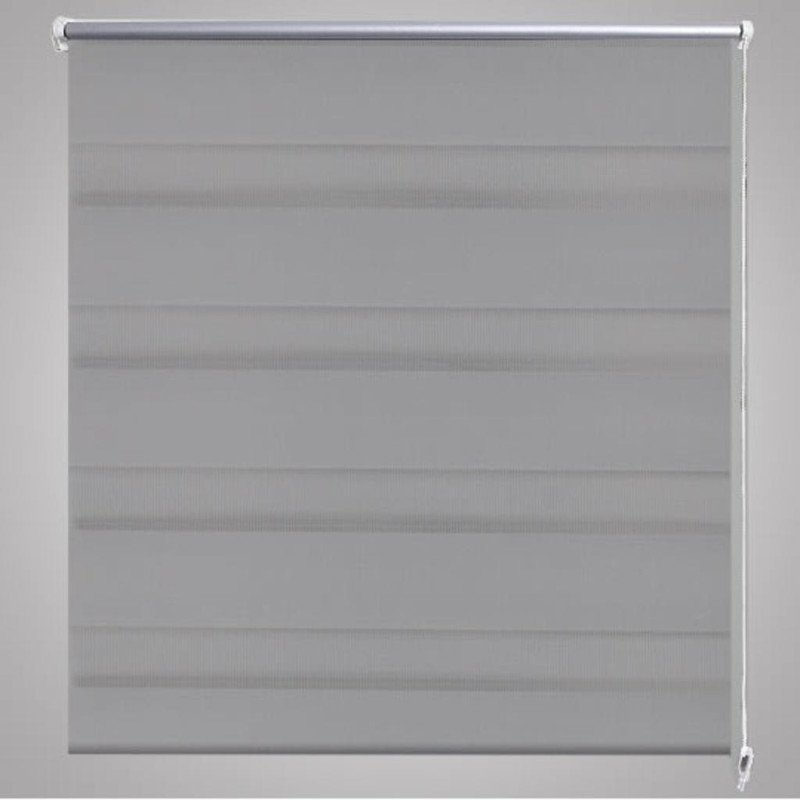 Roleta vzor zebra, 80 x 175 cm, sivá