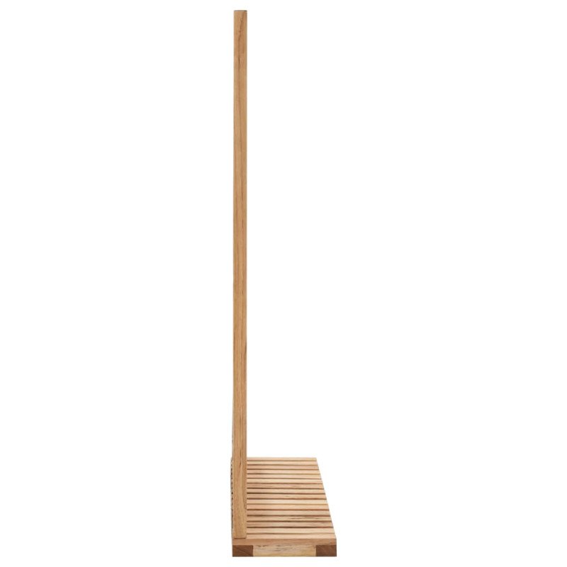 vidaXL Zrkadlo do kúpeľne masívne orechové drevo 60x12x62 cm