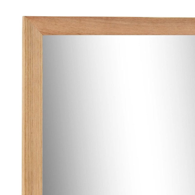 vidaXL Zrkadlo do kúpeľne masívne orechové drevo 60x12x62 cm