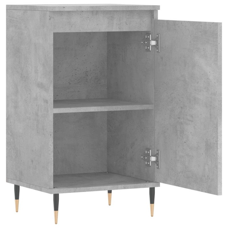 vidaXL Komody 2 ks betónovo sivé 40x35x70 cm kompozitné drevo
