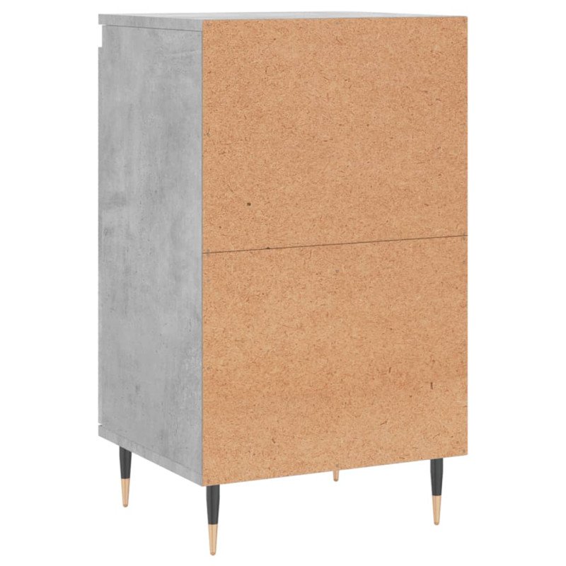 vidaXL Komody 2 ks betónovo sivé 40x35x70 cm kompozitné drevo