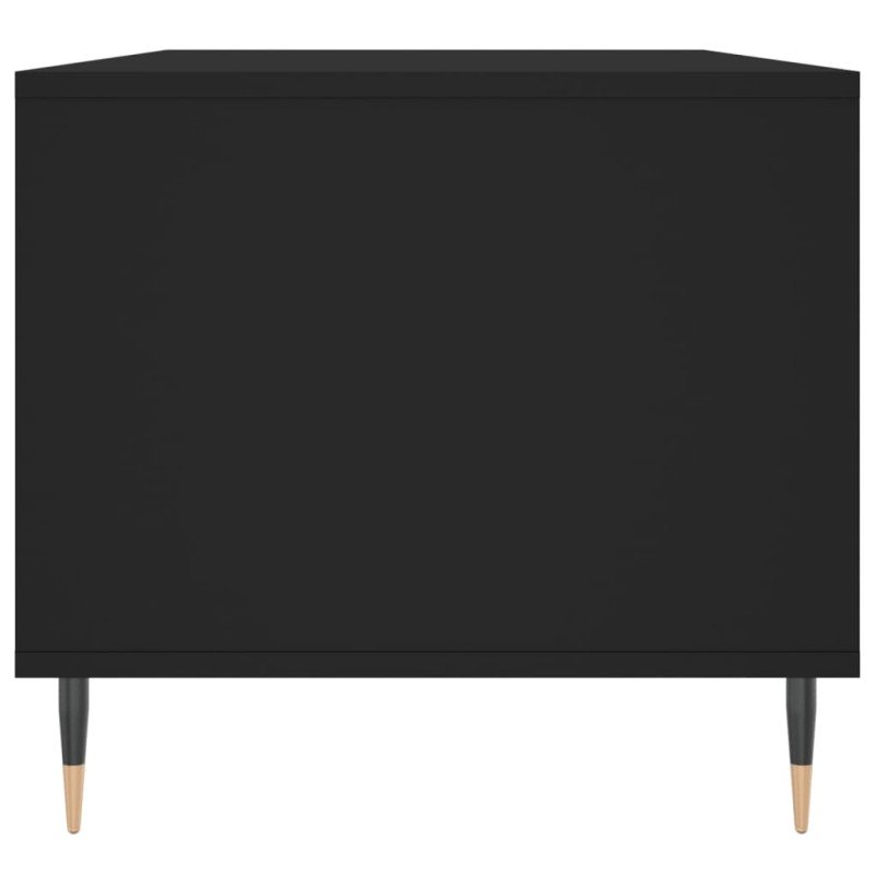 vidaXL Konferenčný stolík čierny 90x49x45 cm spracované drevo