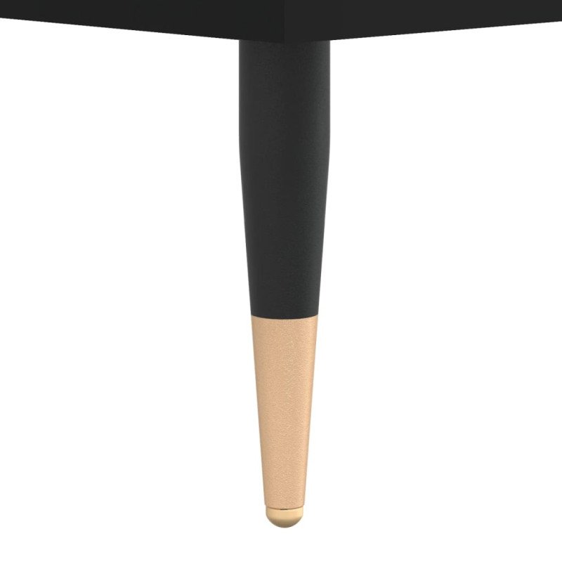 vidaXL Konferenčný stolík čierny 90x49x45 cm spracované drevo