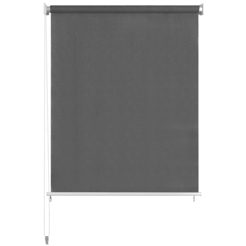 vidaXL Vonkajšia zatemňovacia roleta, 140x230 cm, antracitová