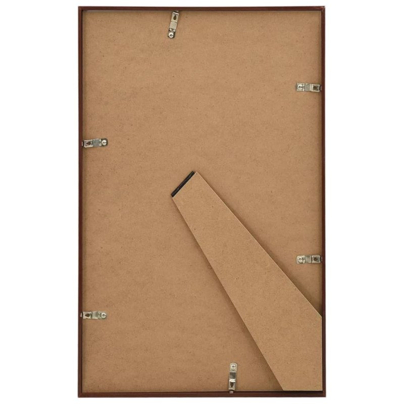 vidaXL Fotorámiky na stôl, koláž 3 ks, bronzové 13x18 cm, MDF