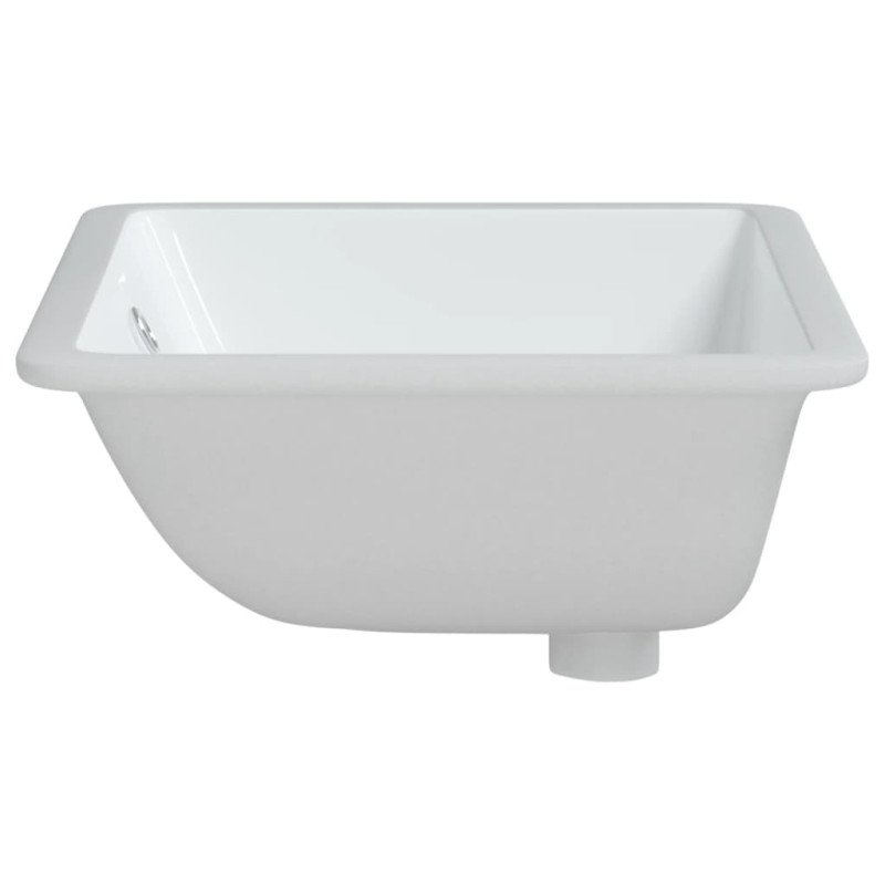 vidaXL Kúpeľňové umývadlo biele 55,5x37,5x19 cm obdĺžnikové keramické