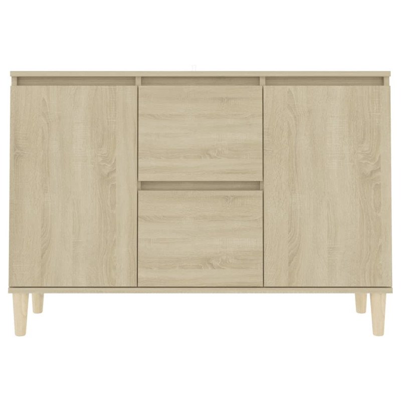 vidaXL Komoda, dub sonoma 103,5x35x70 cm, kompozitné drevo