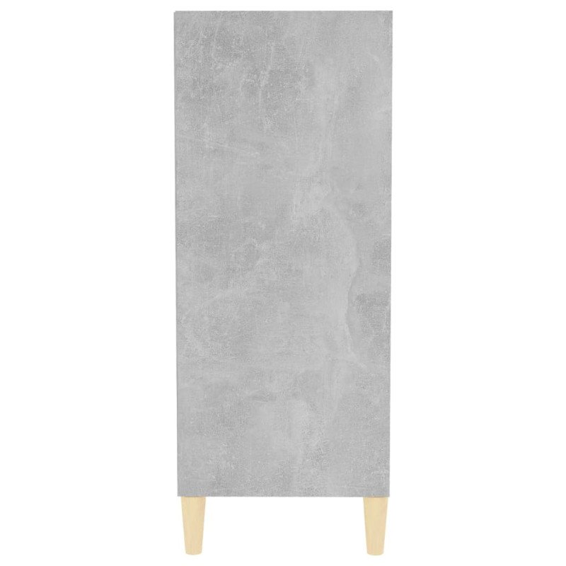 vidaXL Komoda, betónovo sivá 57x35x90 cm, kompozitné drevo