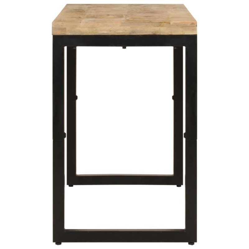 vidaXL Jedálenský stôl 110x50x76 cm masívne mangovníkové drevo