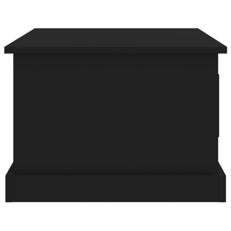 vidaXL Konferenčný stolík čierny 50x50x35 cm spracované drevo