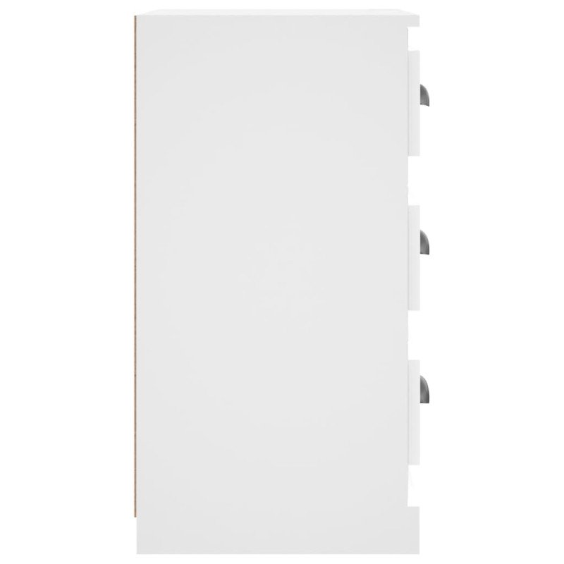 vidaXL Komoda biela 36x35,5x67,5 cm kompozitné drevo