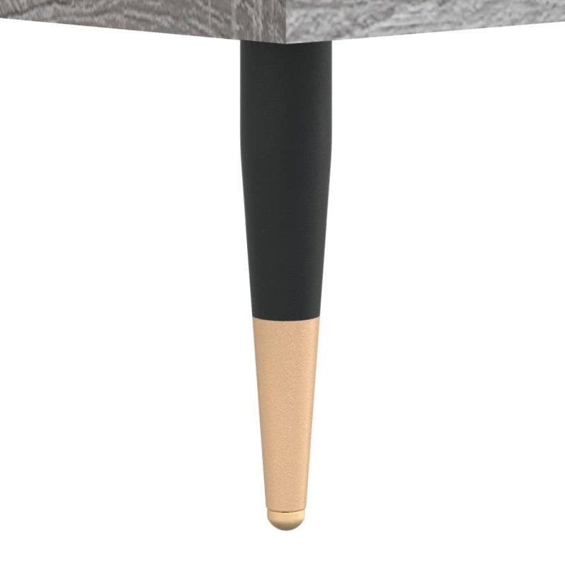 vidaXL Komoda sivý dub sonoma 90x34x80 cm kompozitné drevo