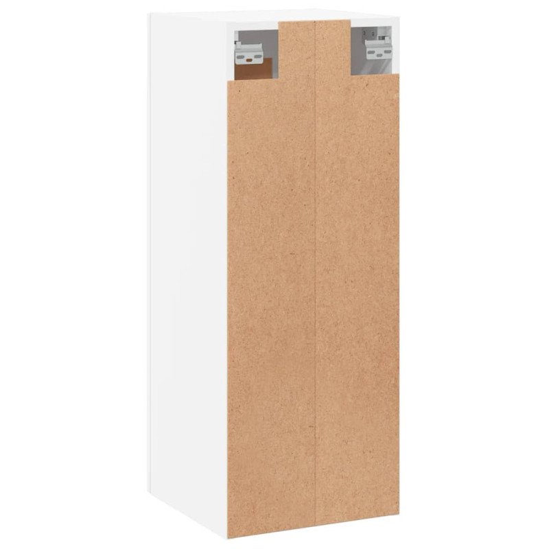 vidaXL Nástenná skrinka biela 34,5x34x90 cm kompozitné drevo