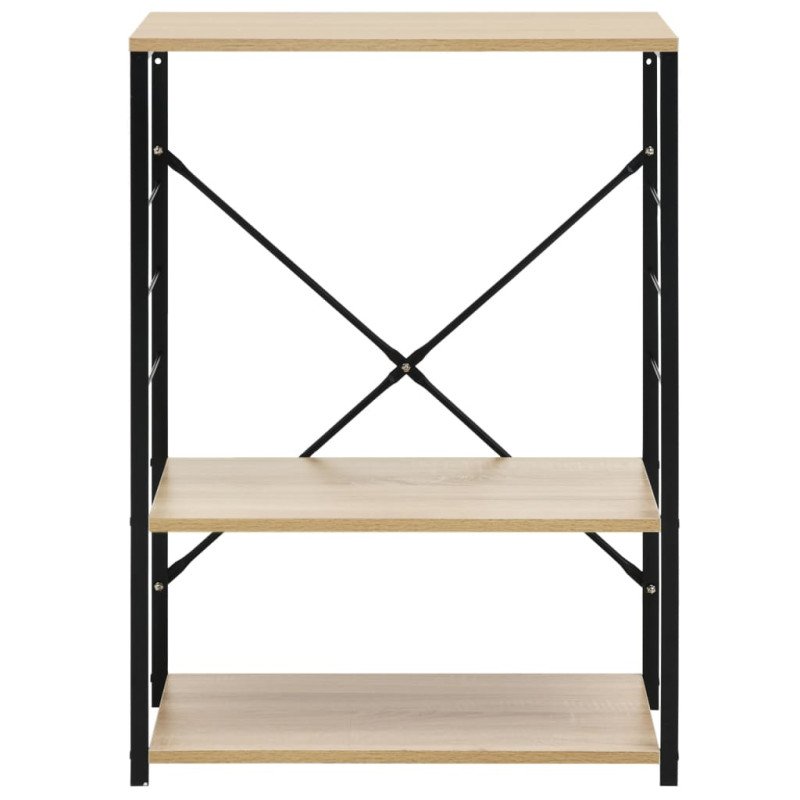 vidaXL Skrinka na mikrovlnku, dub 60x39,6x79,5 cm, kompozitné drevo