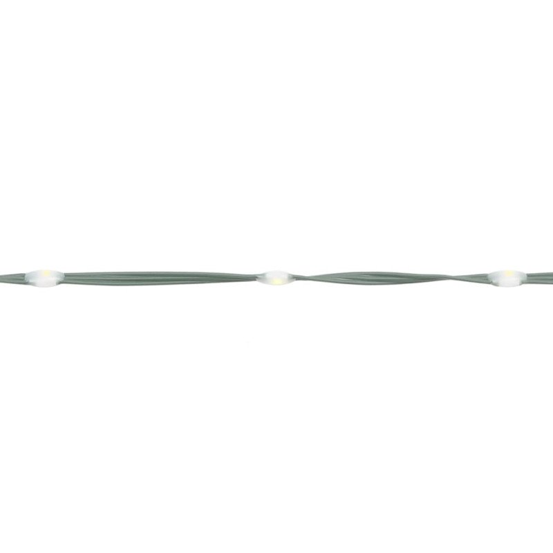 vidaXL Vianočný stromček s kovovým stĺpikom 500 LED, teplý biely 3 m