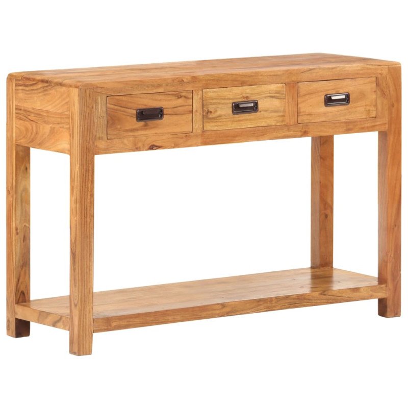  vidaXL Konzolový stolík 110x40x76 cm, akáciový masív s medovým náterom