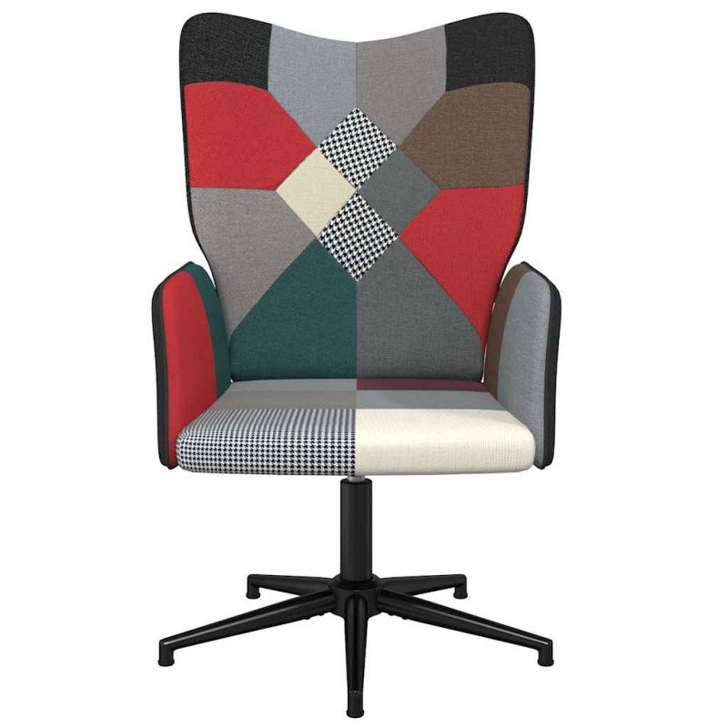 vidaXL Relaxačné kreslo patchwork látka