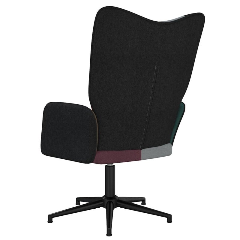 vidaXL Relaxačné kreslo patchwork látka