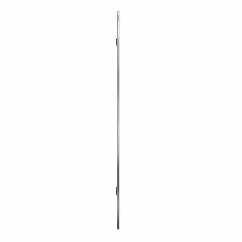 vidaXL Nástenné zrkadlo strieborné 60x25 cm