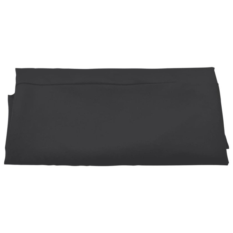 vidaXL Náhradná látka pre závesný slnečník čierna 350 cm