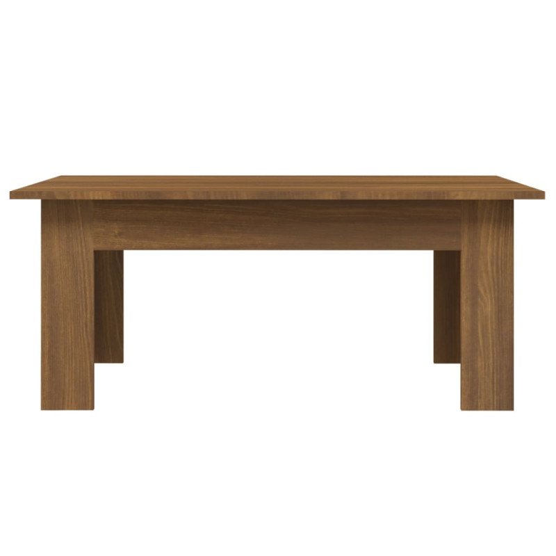 vidaXL Konferenčný stolík hnedý dub 100x60x42 cm spracované drevo