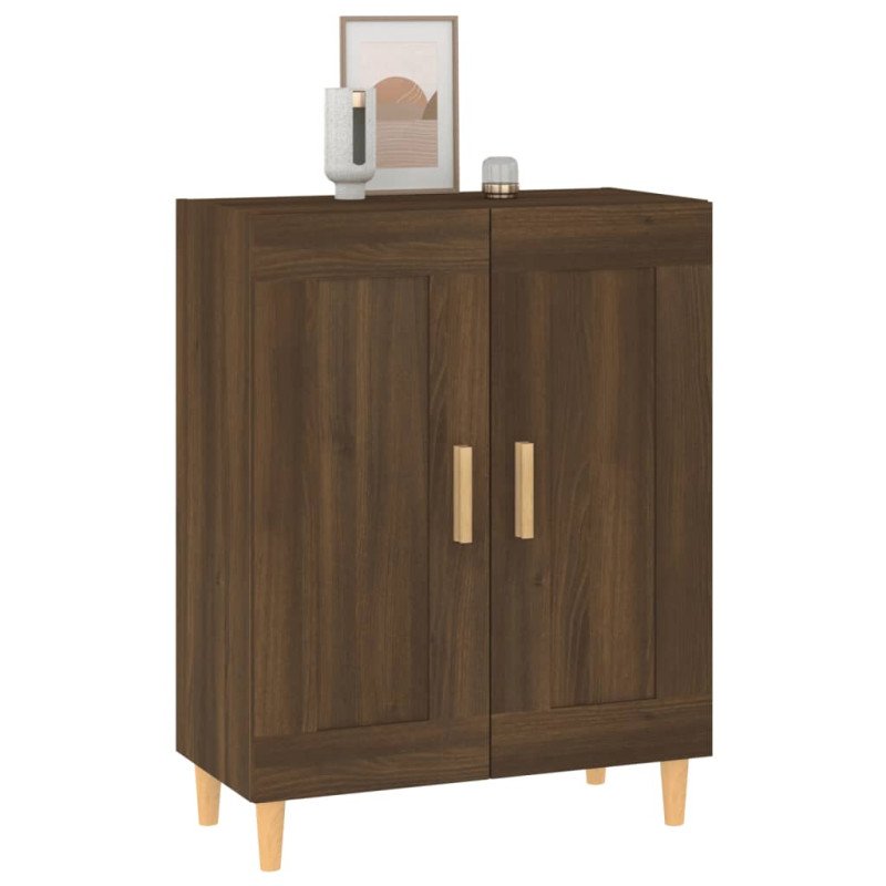 vidaXL Komoda hnedý dub 69,5x34x90 cm spracované drevo