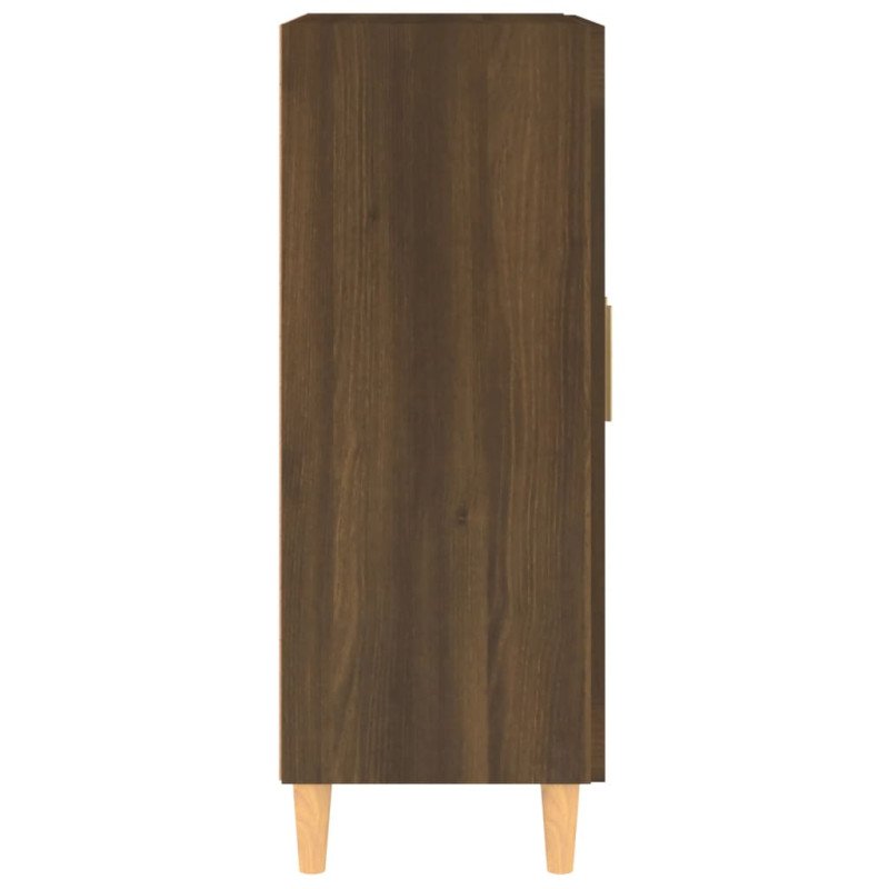 vidaXL Komoda hnedý dub 69,5x34x90 cm spracované drevo
