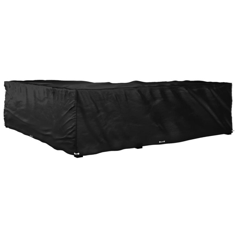 vidaXL Kryt na záhradný nábytok v tvare L 16 očiek 250x250x70 cm