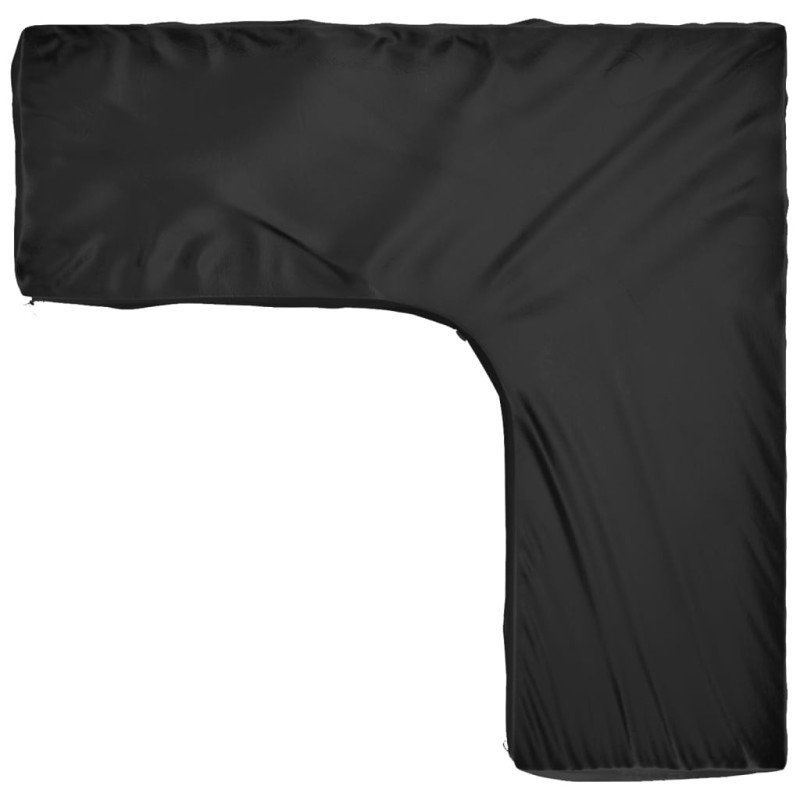 vidaXL Kryt na záhradný nábytok v tvare L 16 očiek 250x250x70 cm
