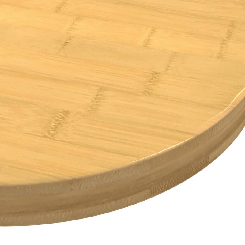 vidaXL Stolová doska Ø70x4 cm bambus