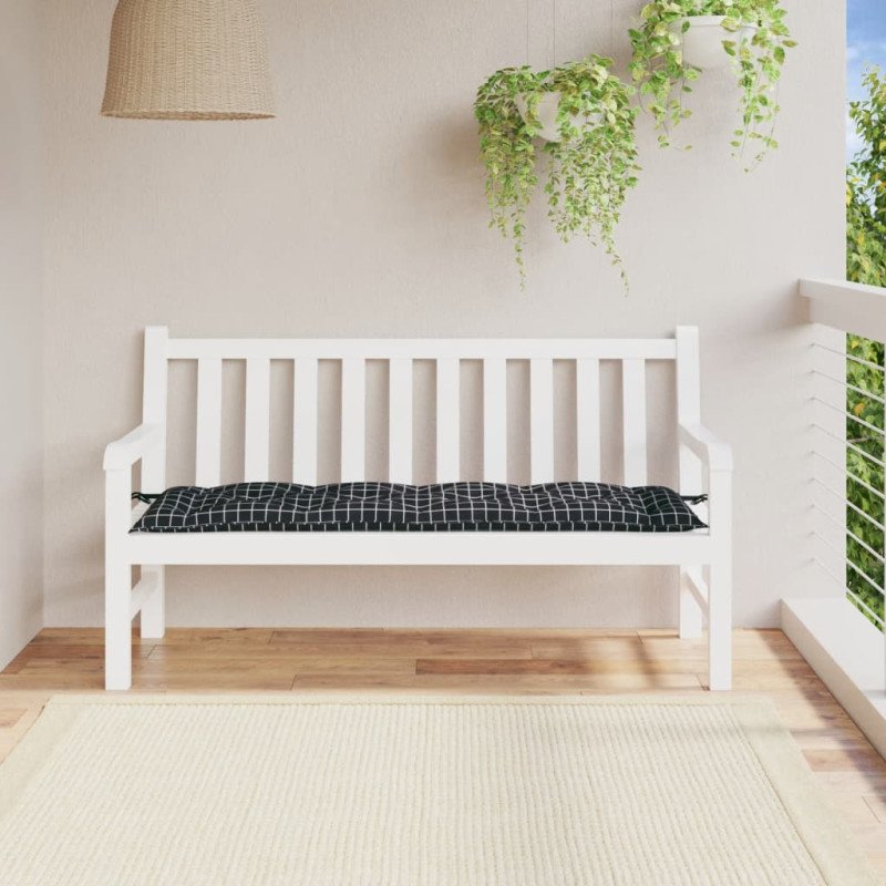 vidaXL Podložka na záhradnú lavičku 150x50x7 cm, oxfordská látka