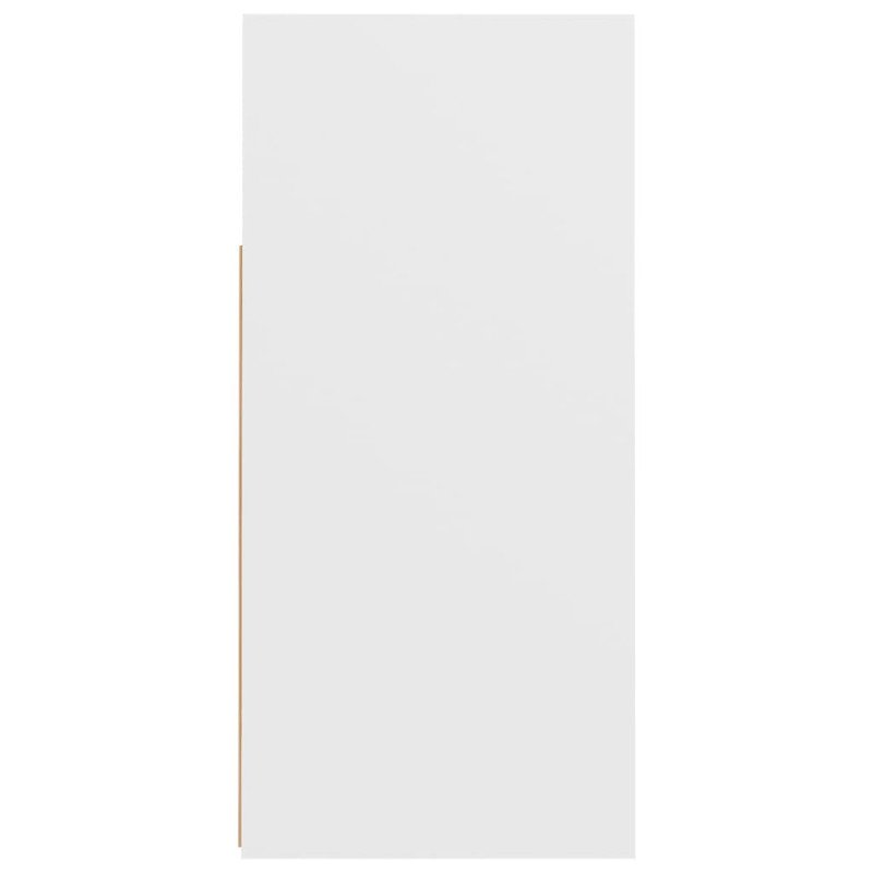vidaXL Komoda s LED svetlami biela 80x35x75 cm