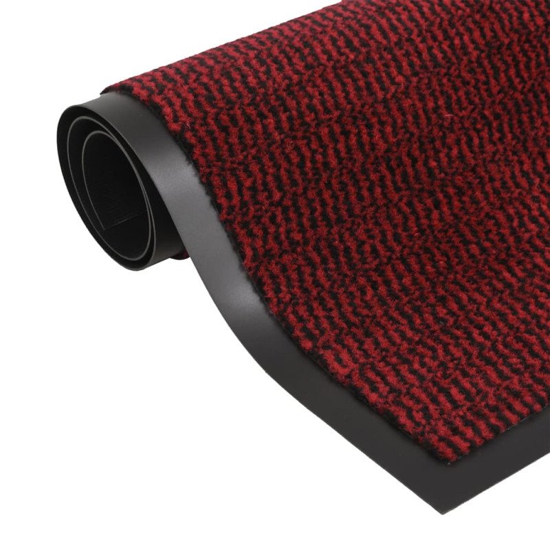 vidaXL Rohožky pred dvere 2 ks červené 40x60 cm obdĺžnikové všívané