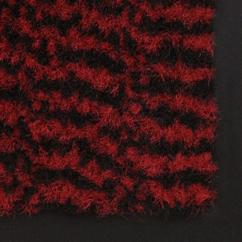 vidaXL Rohožky pred dvere 2 ks červené 40x60 cm obdĺžnikové všívané