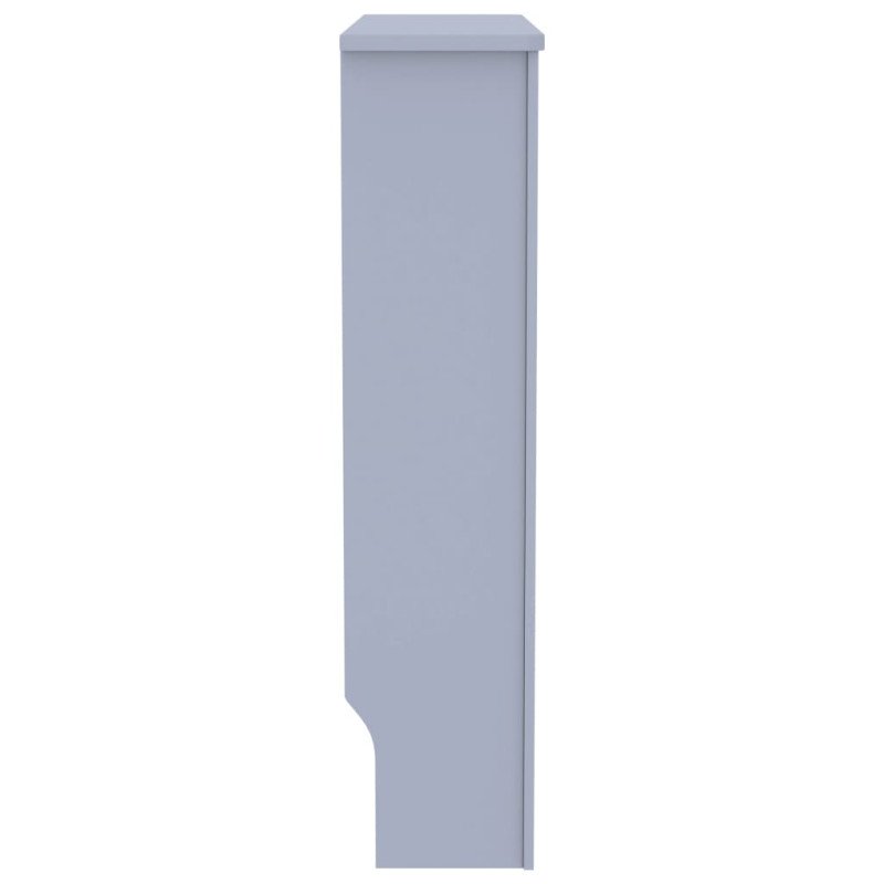 vidaXL Kryt na radiátor sivý 78 cm MDF