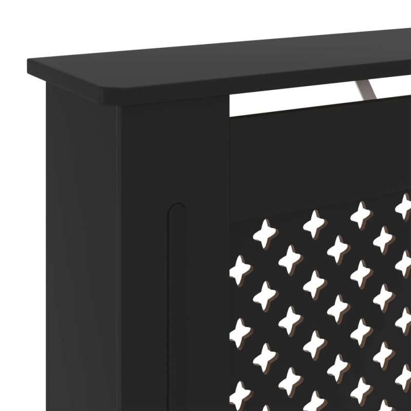vidaXL Kryt na radiátor čierny 78 cm MDF