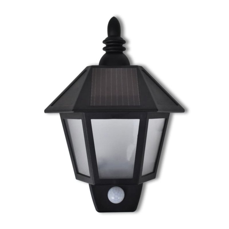 Nástenná solárna lampa s pohybovým senzorom 2 ks