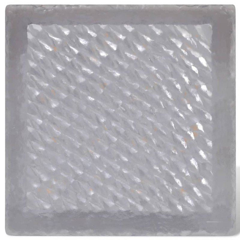 vidaXL Podlahové LED svetlá 12 ks, 100x100x68 mm