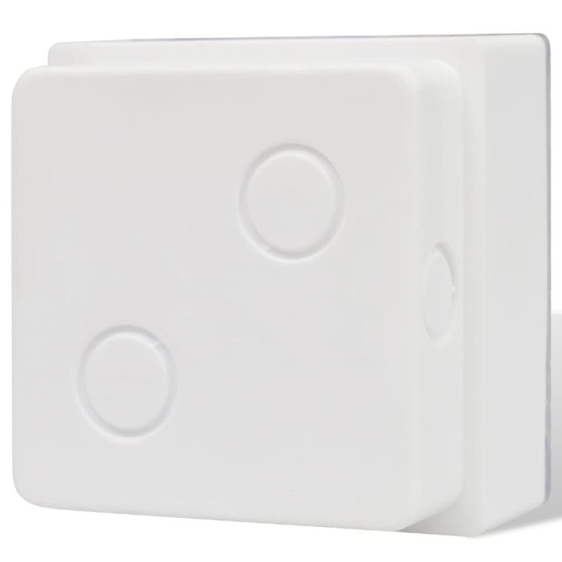 vidaXL Podlahové LED svetlá 12 ks, 100x100x68 mm