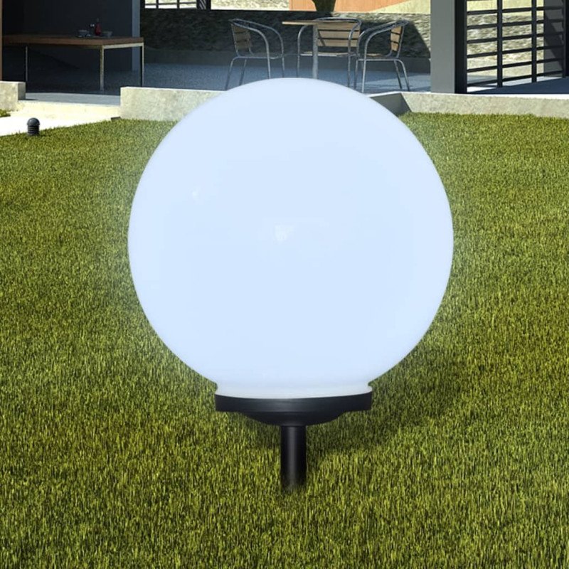 vidaXL Vonkajšie LED lampy k chodníku so špicatým hrotom 2 ks 40 cm
