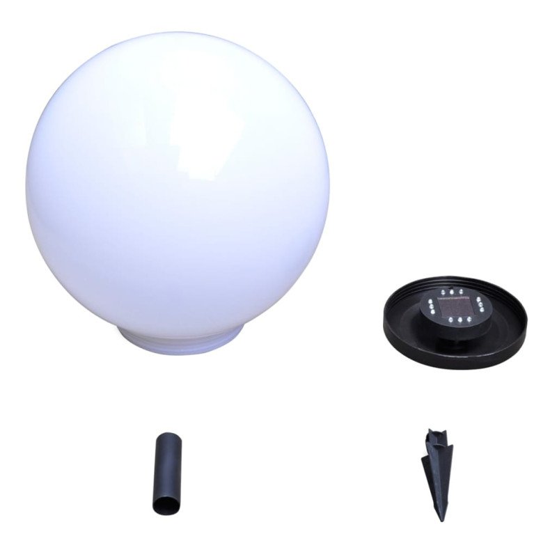 vidaXL Vonkajšie LED lampy k chodníku so špicatým hrotom 2 ks 40 cm