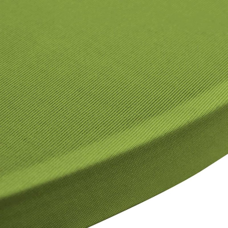 vidaXL Naťahovacie obrusy na stôl 4 ks zelené 70 cm