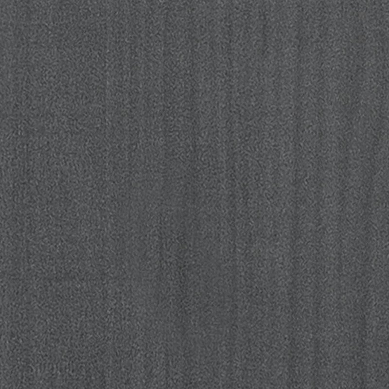 vidaXL Knižnica s 2 policami sivá 100x30x70 cm masívna borovica 