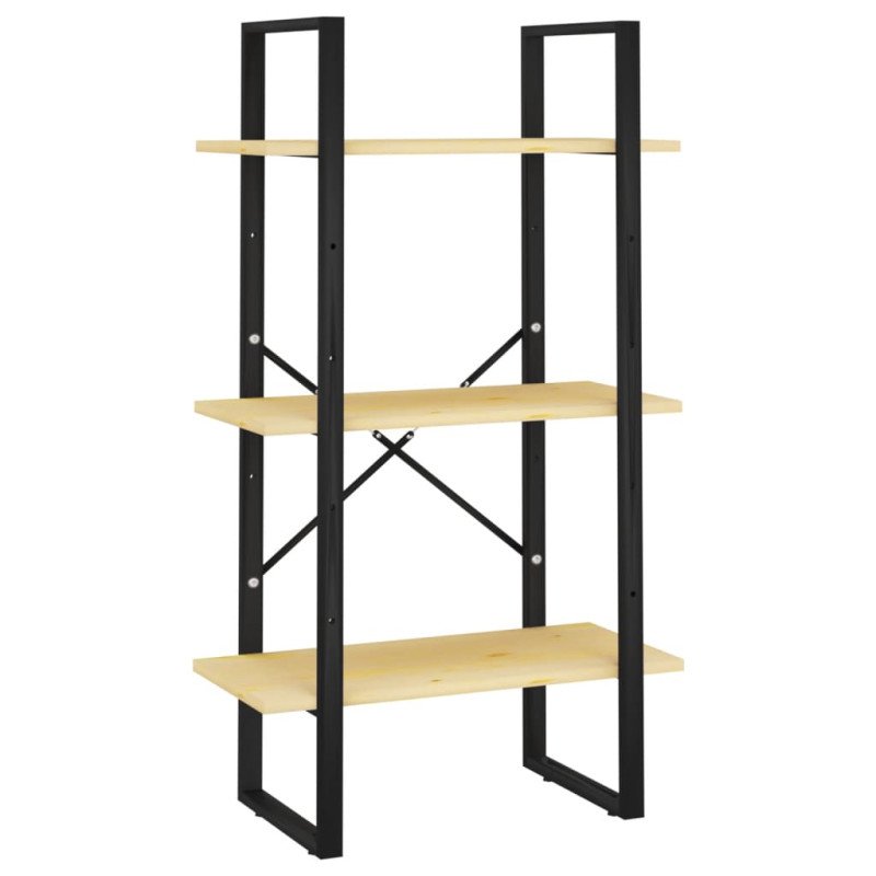 vidaXL Úložný regál 60x30x105 cm, borovicový masív